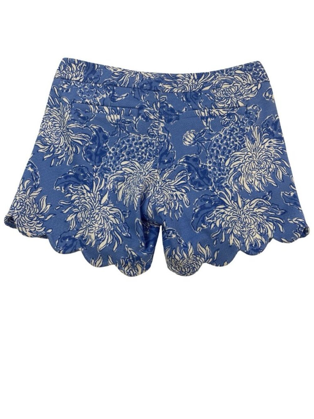 Lilly Pulitzer Buttercup Knit Short Boca Blue Croc And Lock It Size 00 - Picture 2 of 7